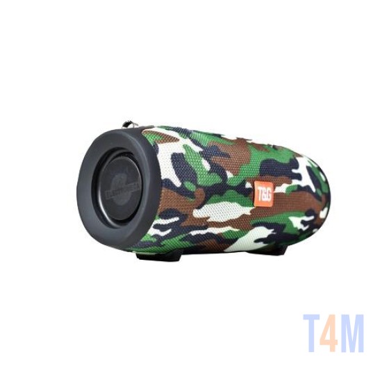 COLUNA DE SOM PORTÁTIL T&G TG-191 AUX/USB/CARTÃO DE MEMORIA MILITARES